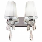 Бра ALESSIA WHITE LUMINA DECO LDW 1726-2W CHR