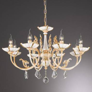 Люстра La Lampada L 590/8.17 Ceramic Gold