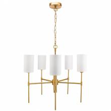 Люстра Аспен Louvre Home JJ10885-5D brass