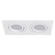 Точечный светильник Rossari Lucia Tucci LTP-D012Q-02GU10-W