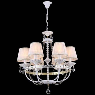 Люстра Natali Kovaltseva 10849/6C WHITE GOLD