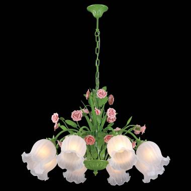 Люстра Natali Kovaltseva(ROSE) ROSE 11470/8C GREEN