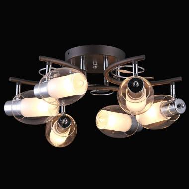 Люстра Natali Kovaltseva(Frao) 75037-6C CHROME, GRAY