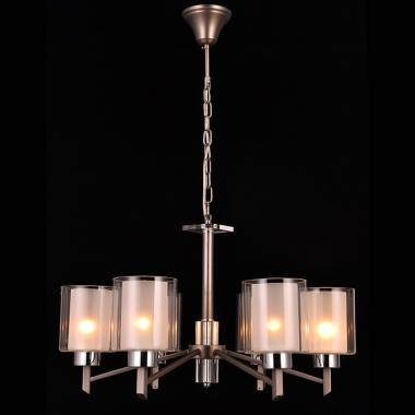 Люстра Natali Kovaltseva DOUBLE 81049-6C ANTIQUE SILVER