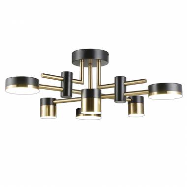 Люстра Natali Kovaltseva LED LAMPS 81368 GOLD BLACK