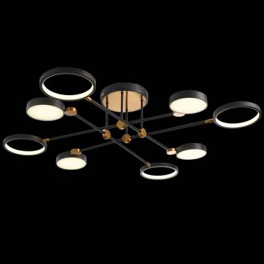 Люстра Natali Kovaltseva LED LAMPS 81102/6C BRASS BLACK