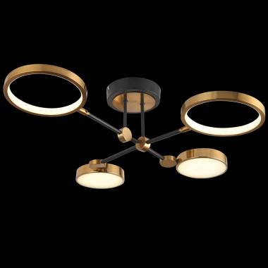 Люстра Natali Kovaltseva LED LAMPS 81102/4C BRASS BLACK